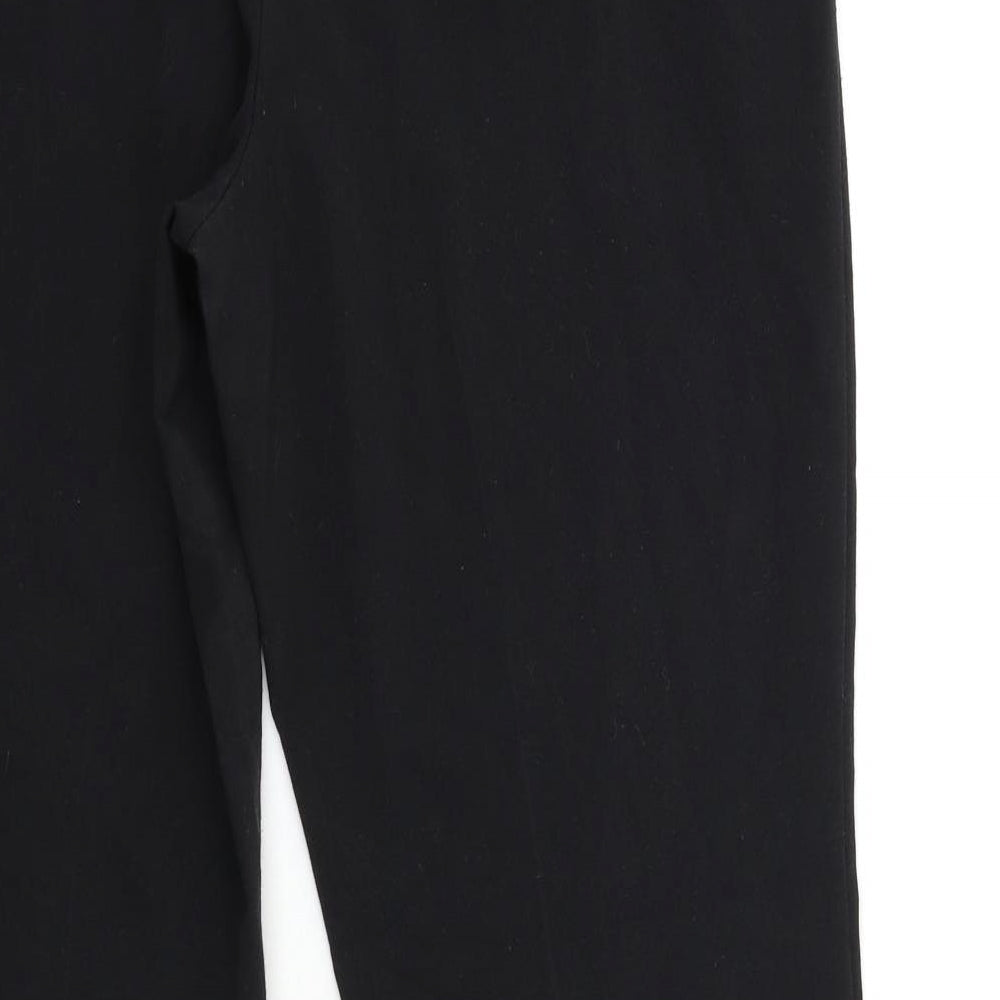 M&Co Womens Black   Trousers  Size 12 L29 in