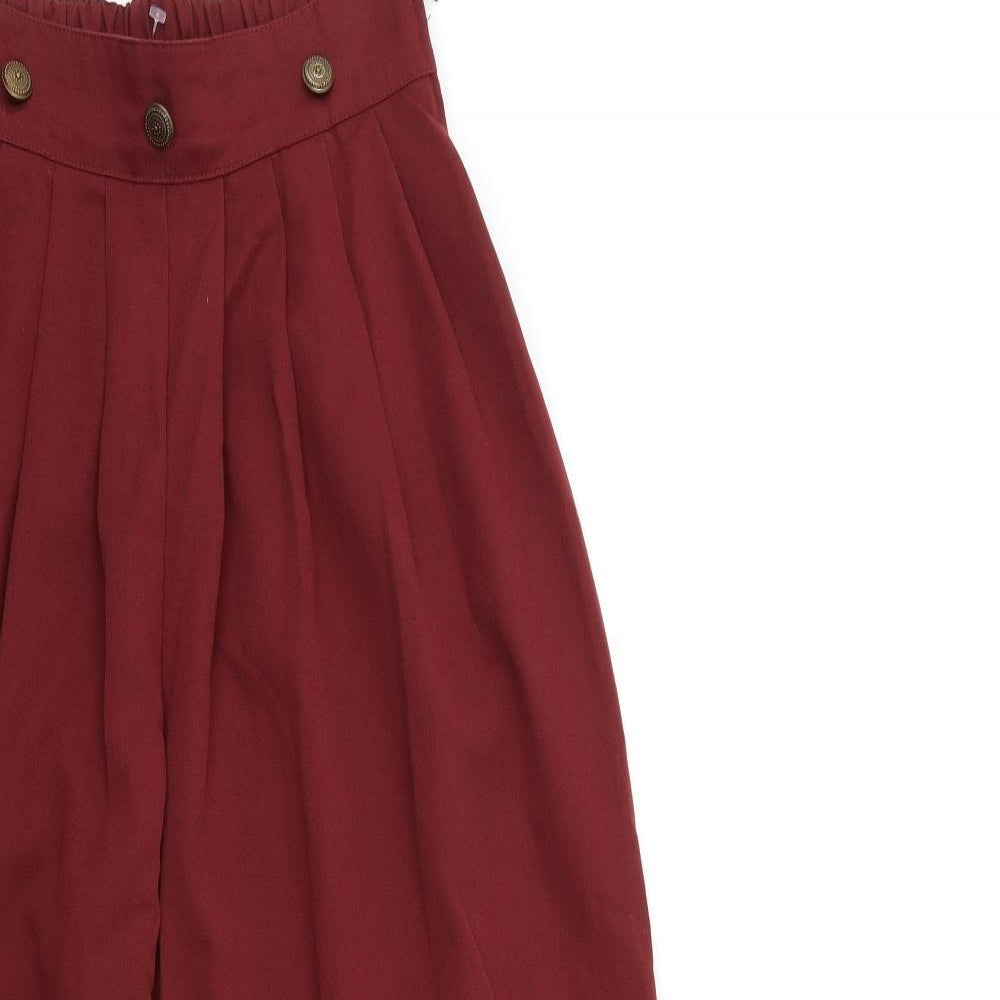 Preworn Womens Red   Trousers  Size 23 in L27 in
