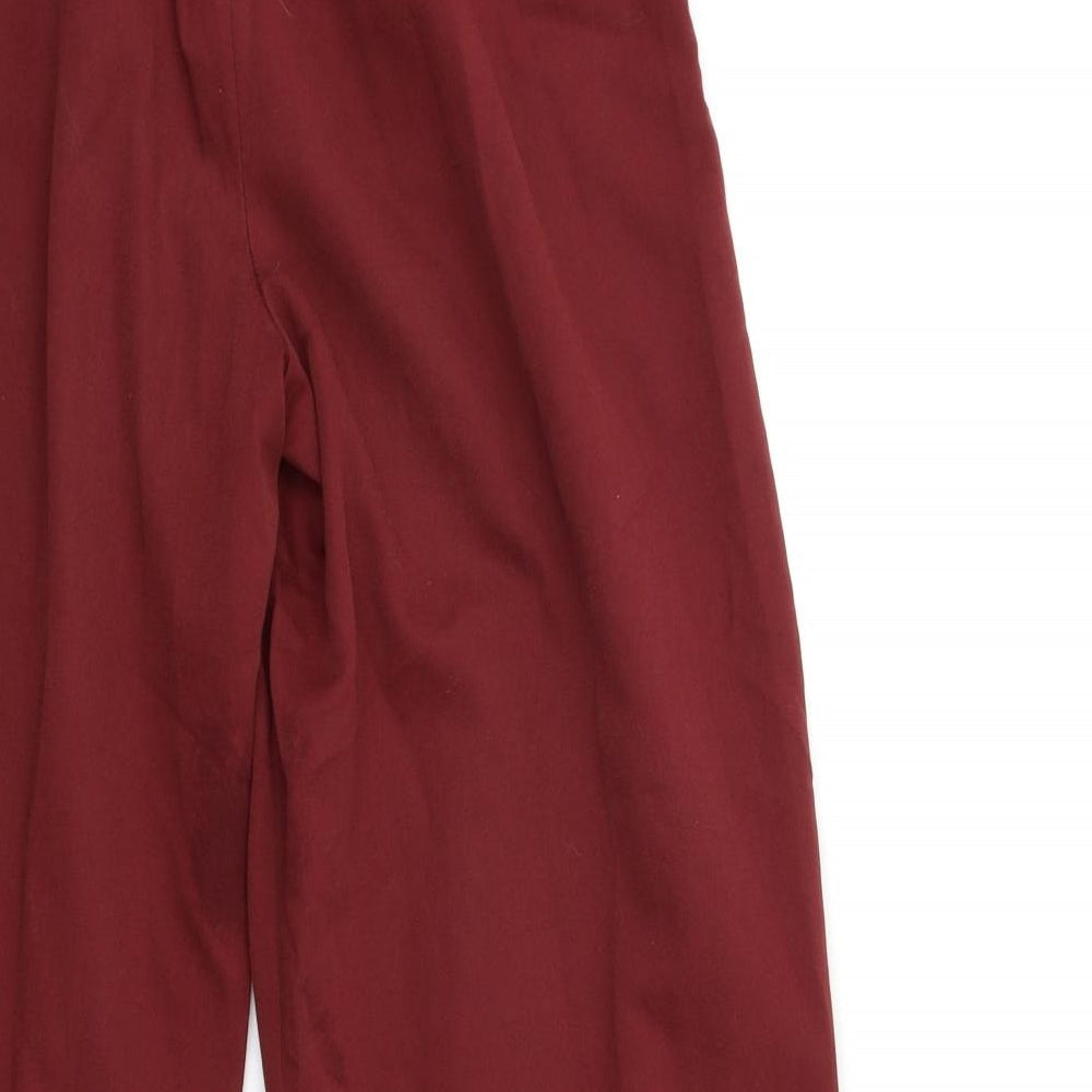 Preworn Womens Red   Trousers  Size 23 in L27 in