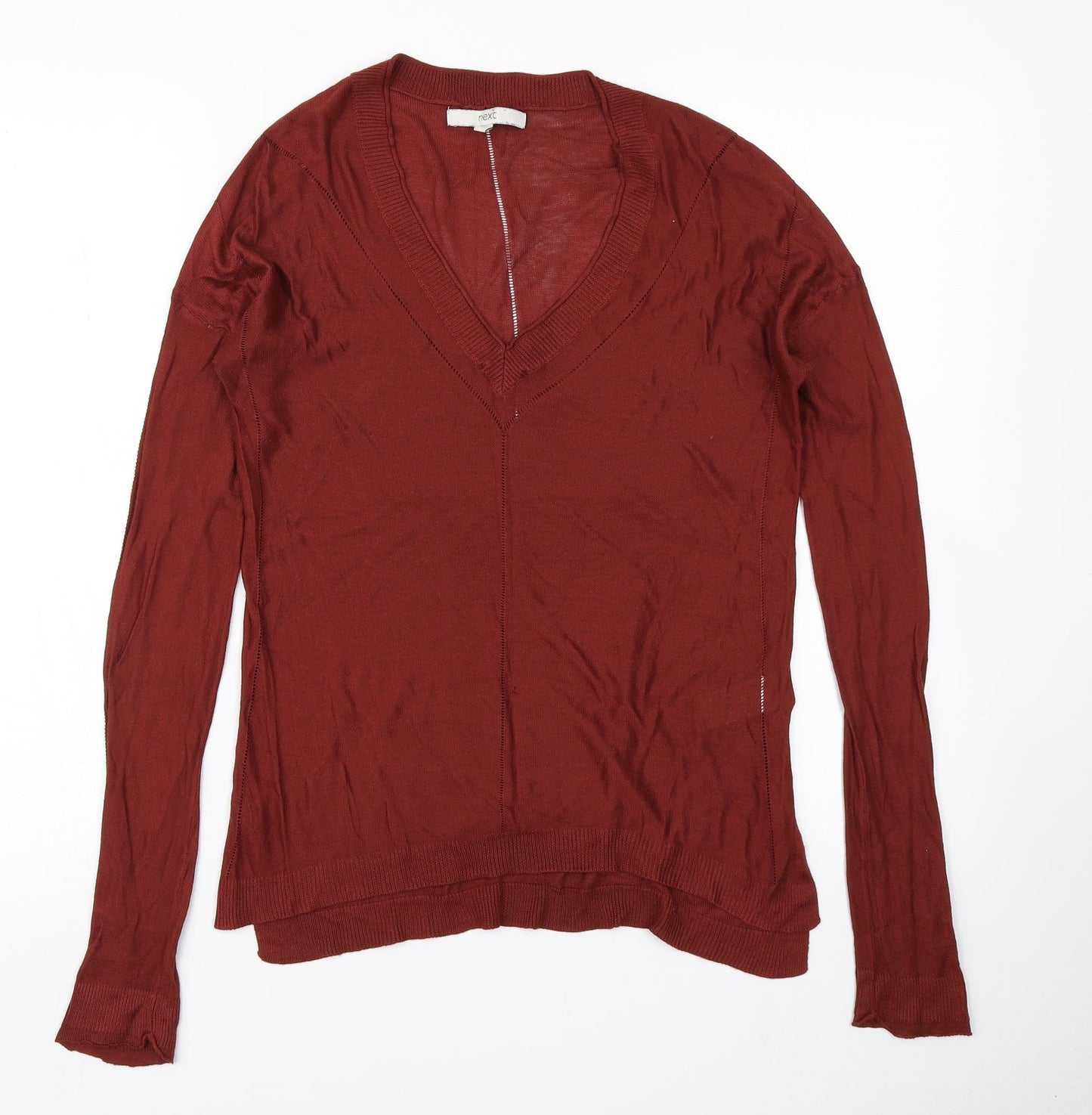 NEXT Womens Brown  Knit Pullover Jumper Size 10