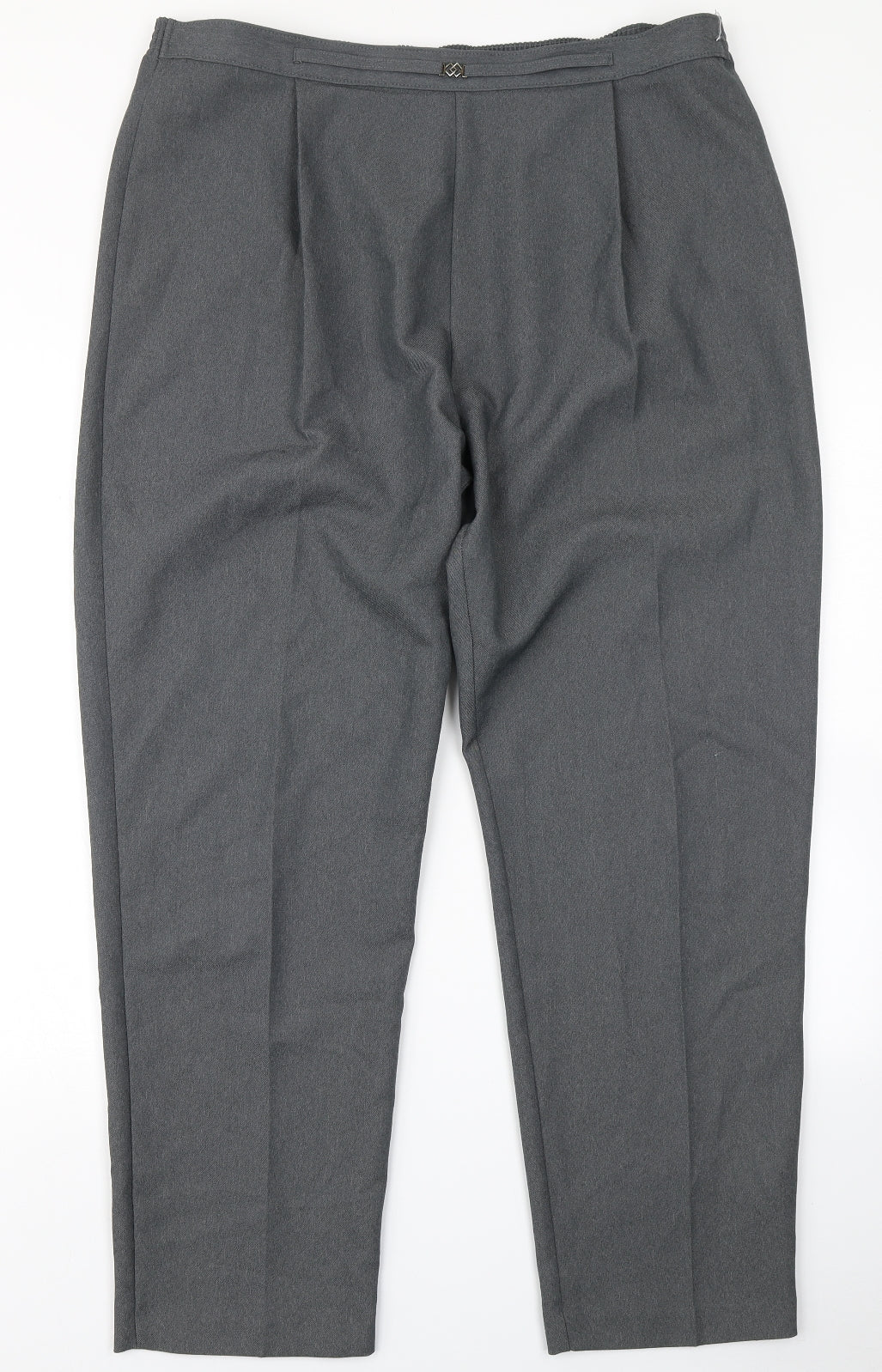Berkertex Womens Grey   Dress Pants Trousers Size 18 L26 in