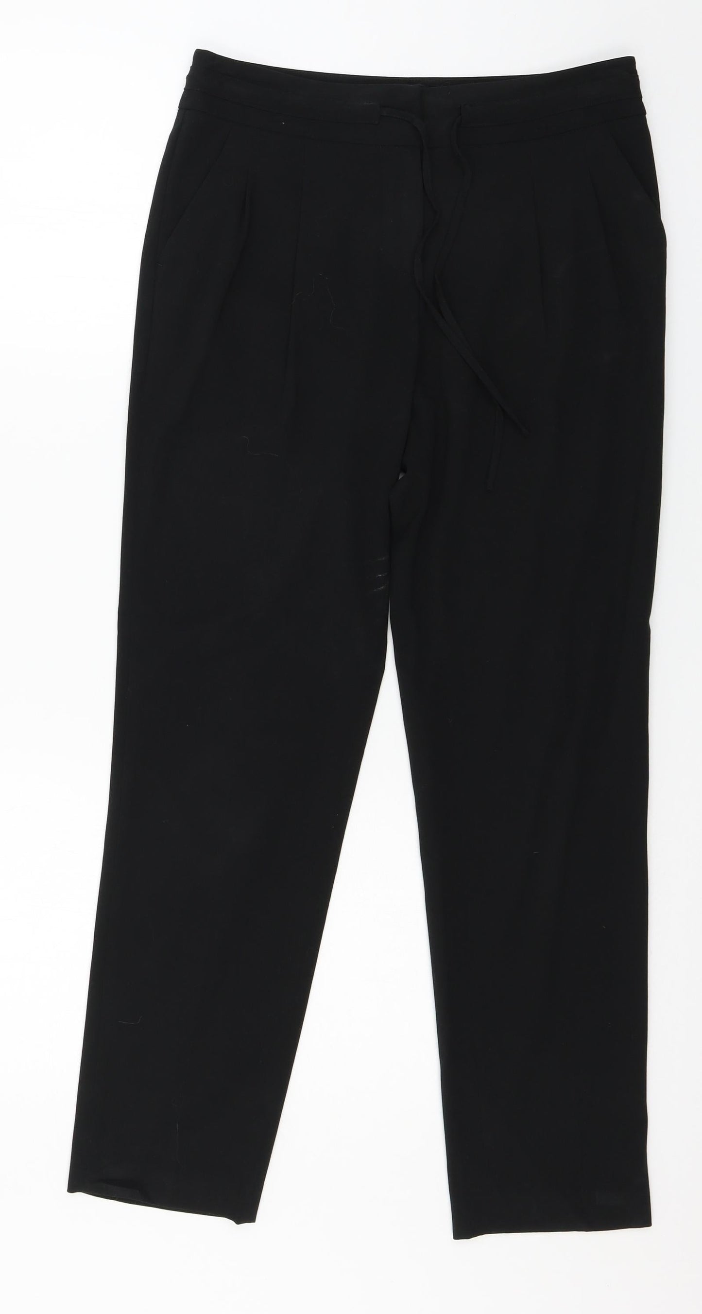 NEXT Womens Black   Trousers  Size 6 L27 in