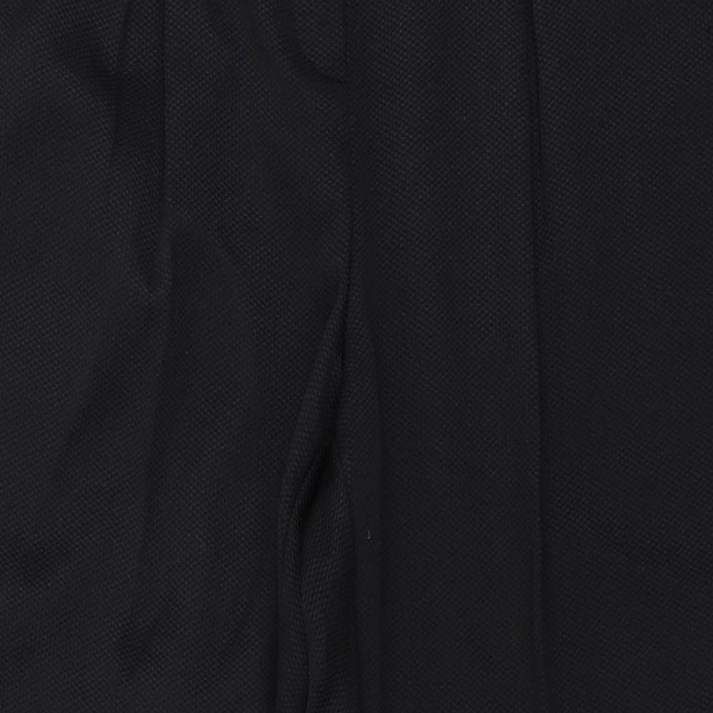 Preworn Womens Black   Trousers  Size 12 L25 in
