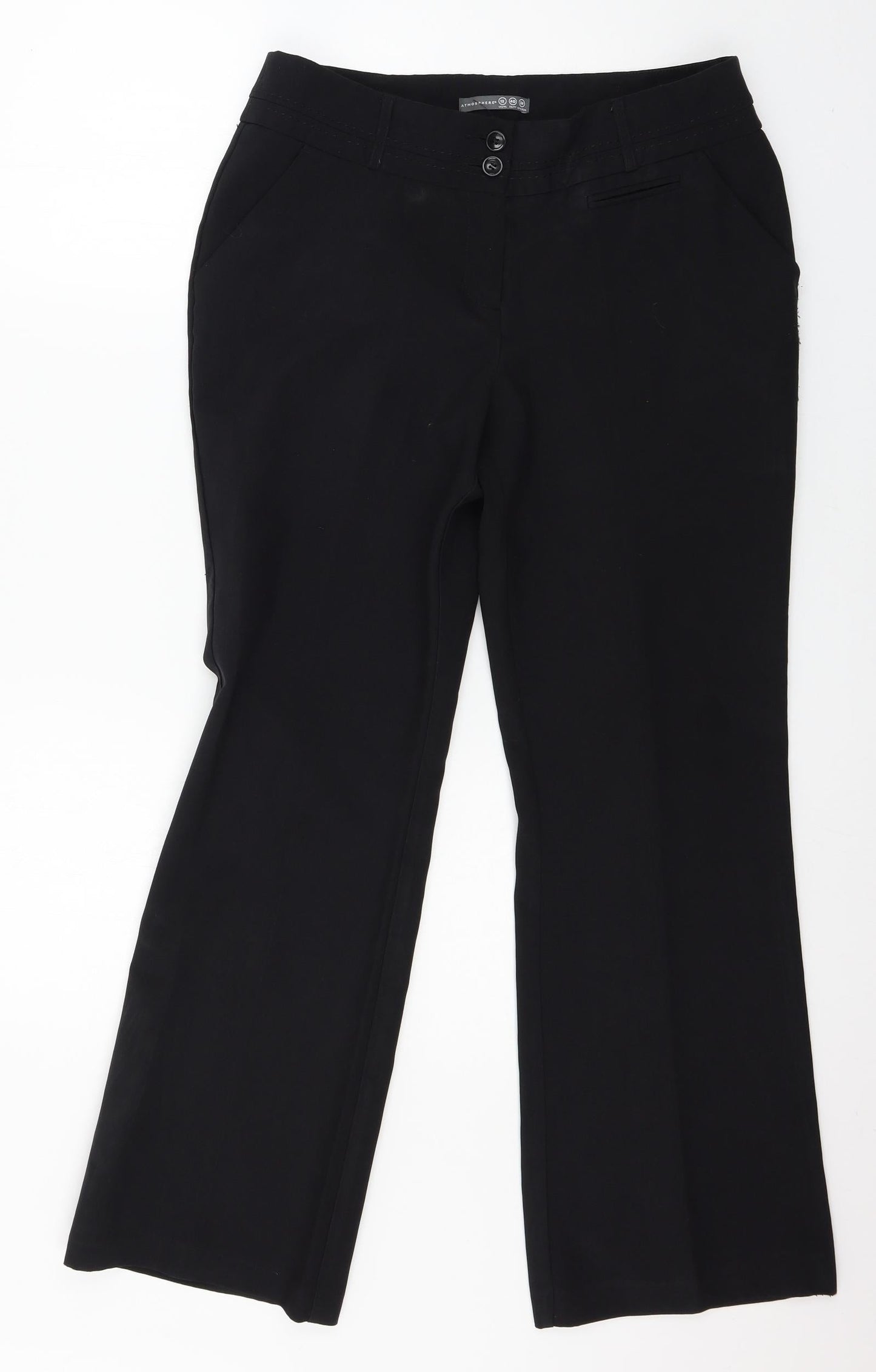 Atmosphere Womens Black   Trousers  Size 12 L28 in