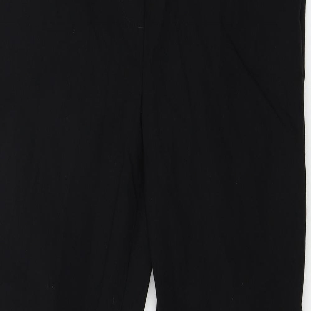 Papaya Womens Black   Trousers  Size 10 L26 in