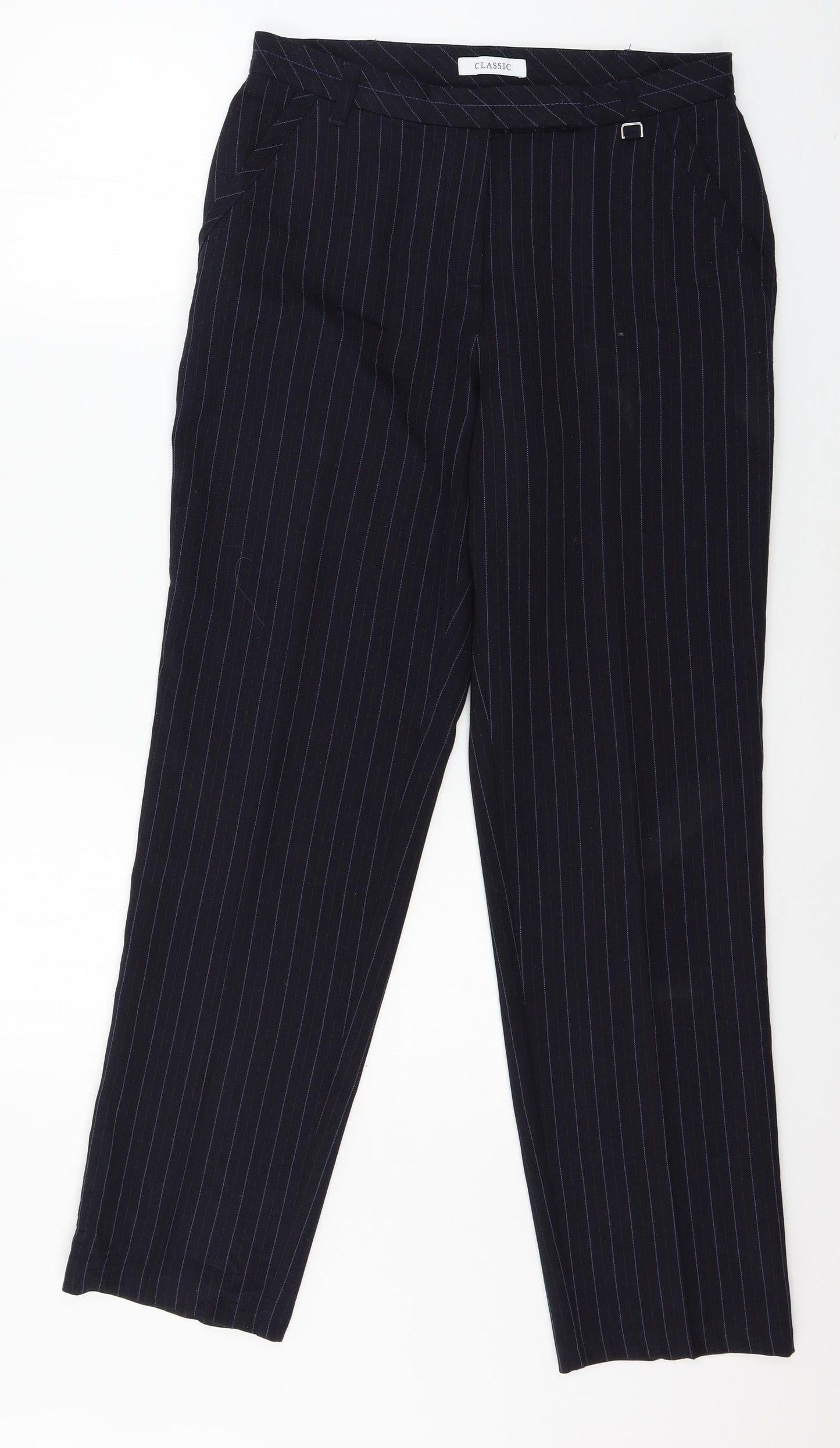 Marks and Spencer Womens Blue   Trousers  Size 10 L29 in