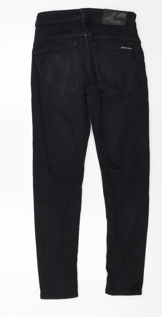 the blue uniform Womens Black  Denim Skinny Jeans Size 28 in L28 in