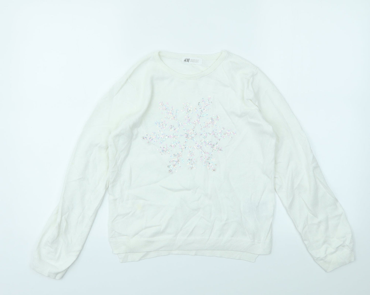 H&M Girls Multicoloured   Pullover Jumper Size 9-10 Years