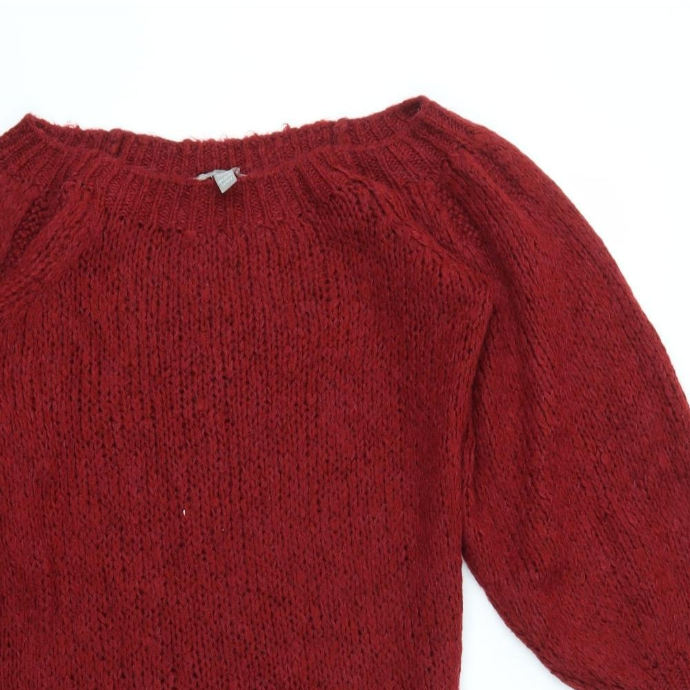 ASOS Womens Red   Pullover Jumper Size 10