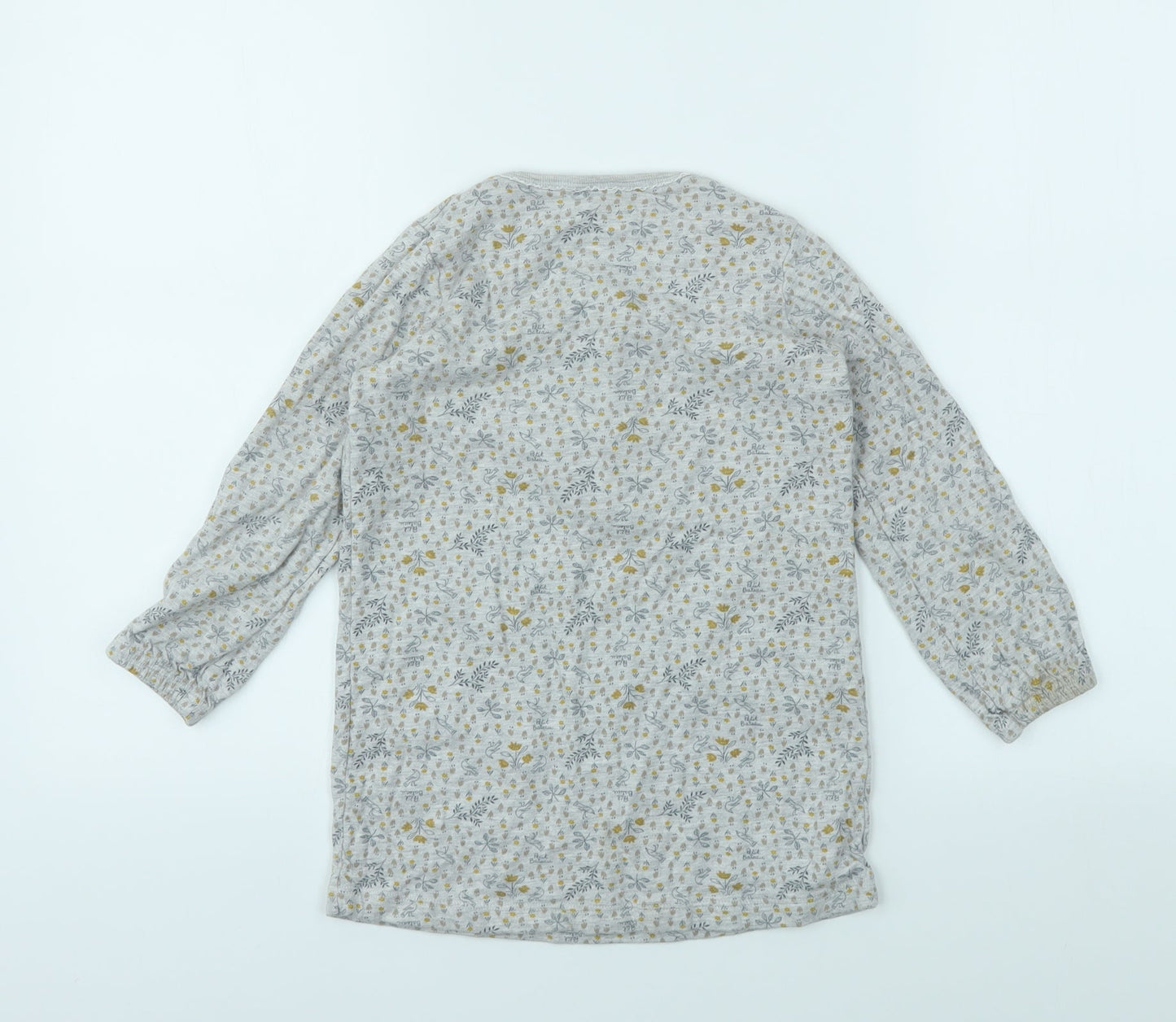 PRETT BATEAU Girls Ivory Floral  Fit & Flare  Size 6 Years