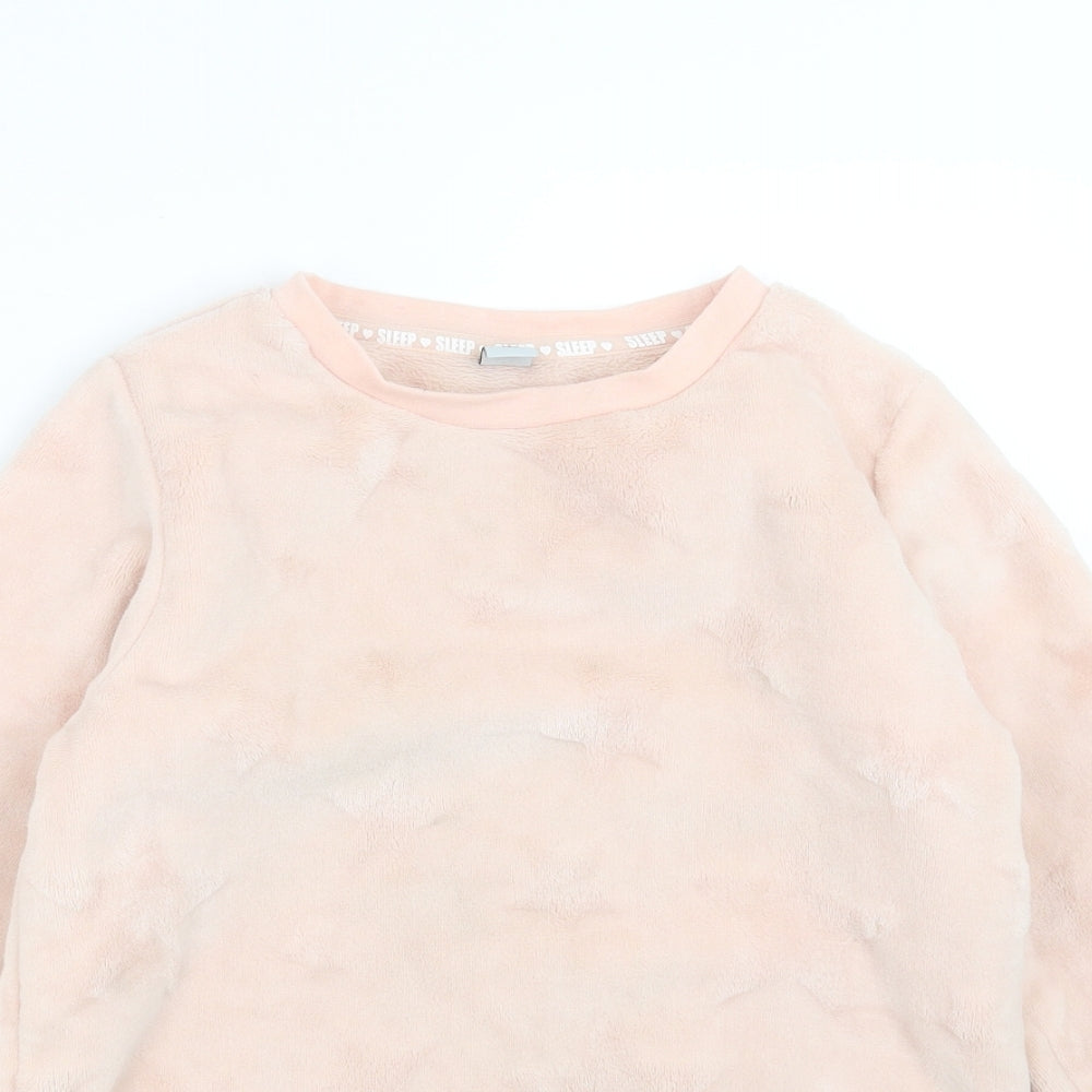 Primark Girls Pink Geometric  Top Pyjama Top Size 11-12 Years  - Star Pattern