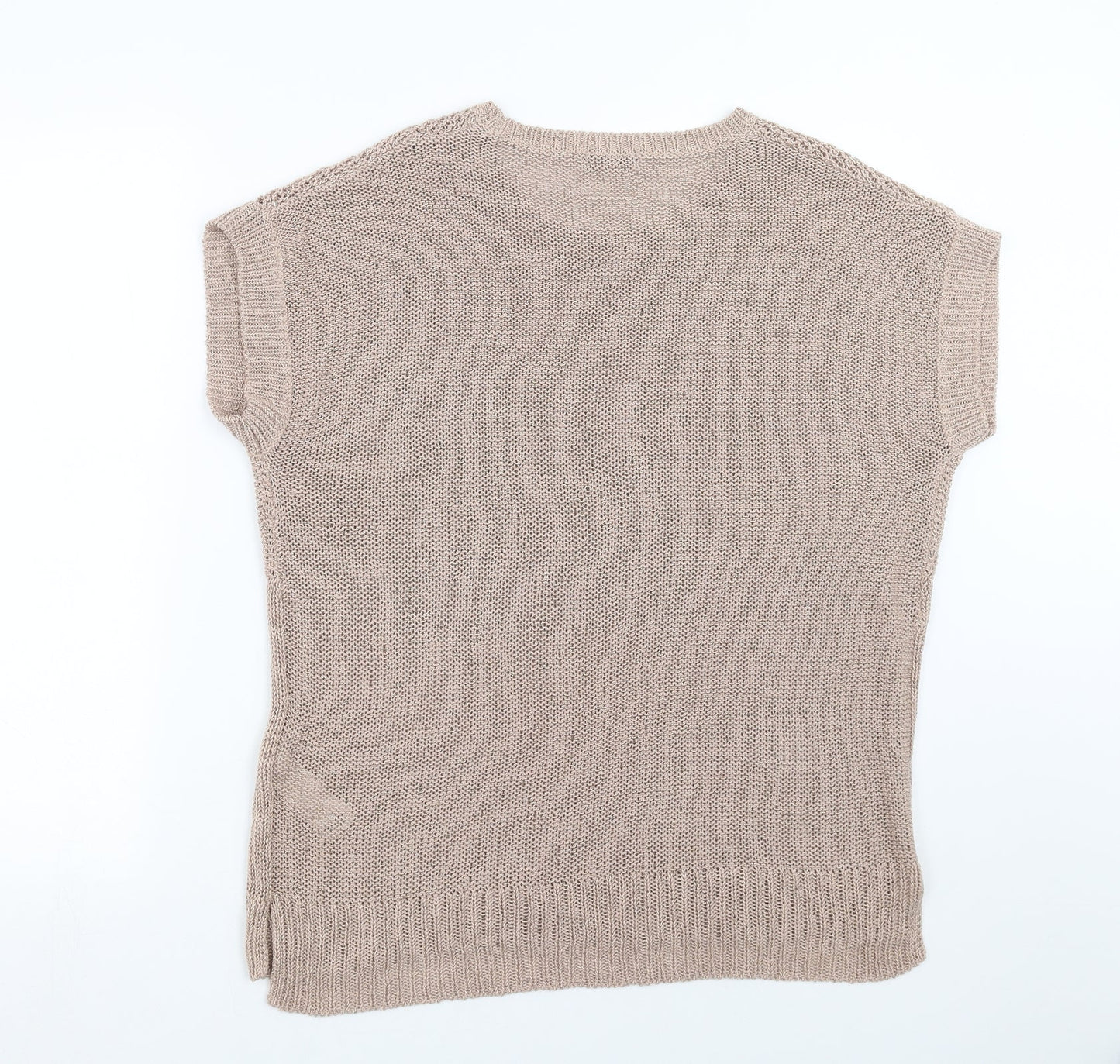 Fairway & Greene Womens Beige  Knit Pullover Jumper Size 16