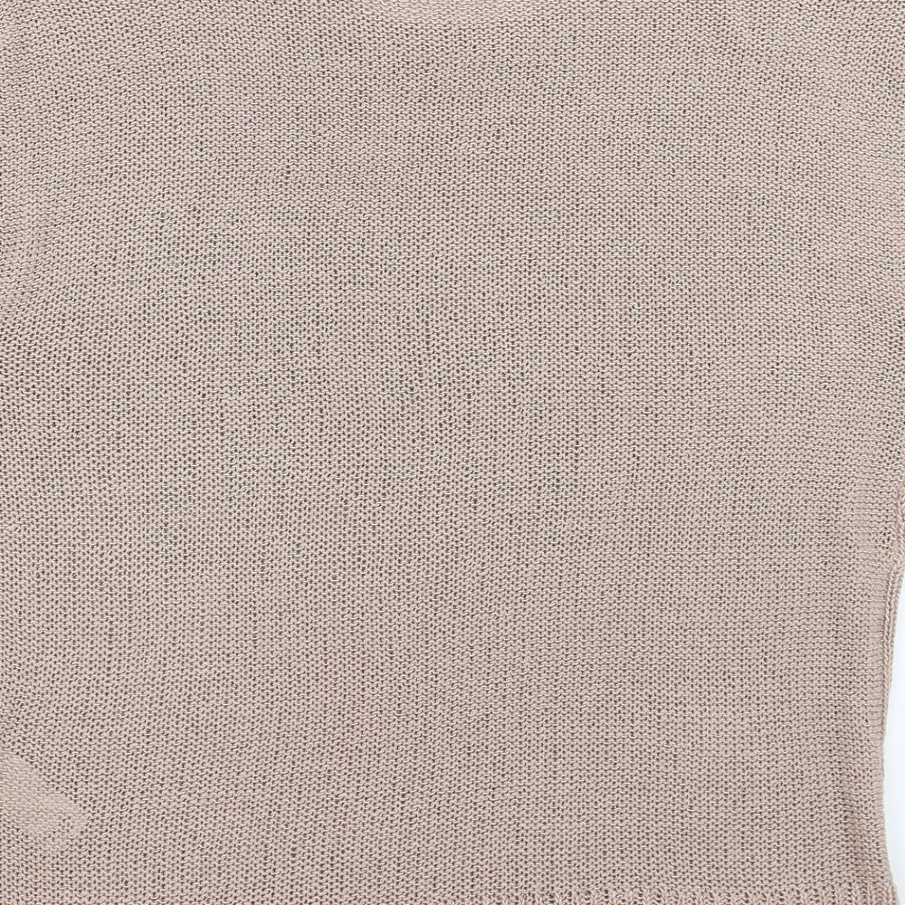 Fairway & Greene Womens Beige  Knit Pullover Jumper Size 16