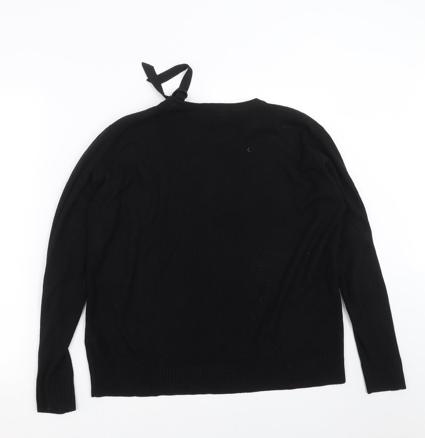 BERKETEX Womens Black  Knit Pullover Jumper Size 10