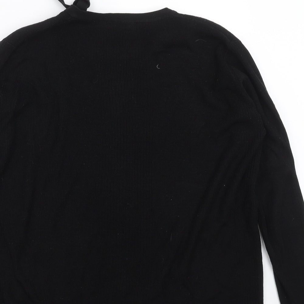 BERKETEX Womens Black  Knit Pullover Jumper Size 10