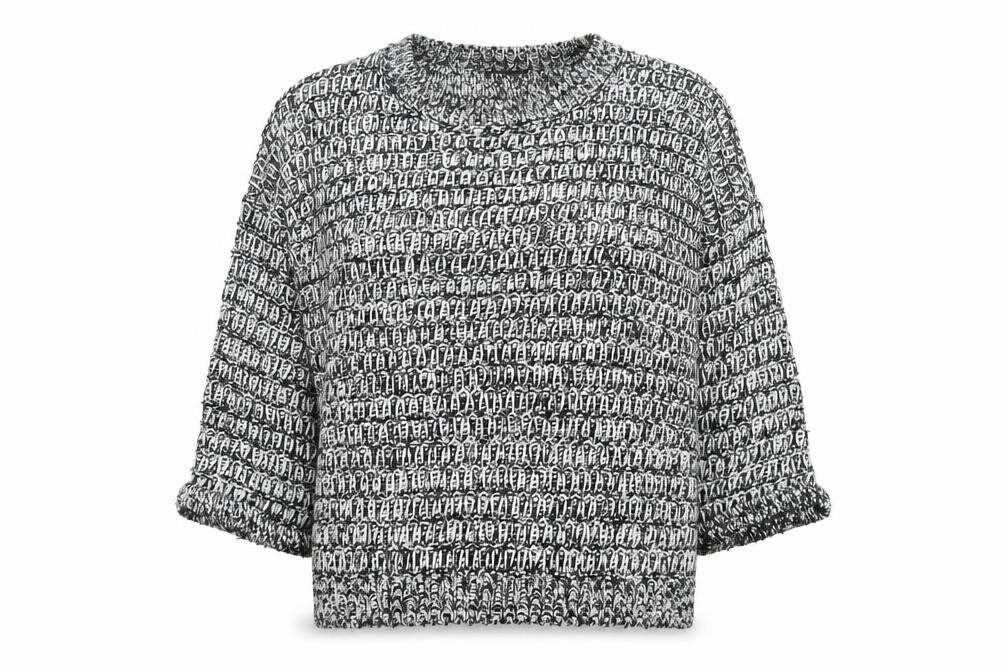 Topshop Womens Black  Knit Pullover Jumper Size 8