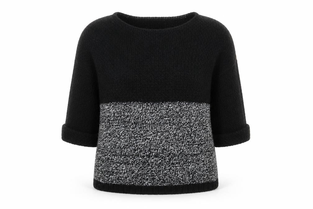 New Look Womens Black  Knit Pullover Jumper Size 12