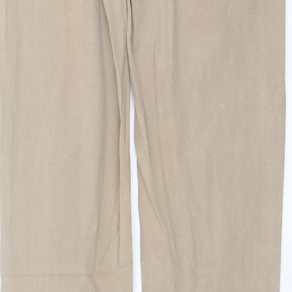 Preworn Womens Beige   Trousers  Size 8 L33 in