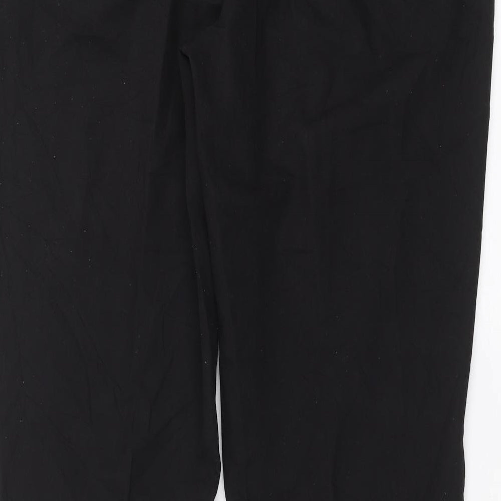Nutmeg Womens Black   Trousers  Size 14 L30 in