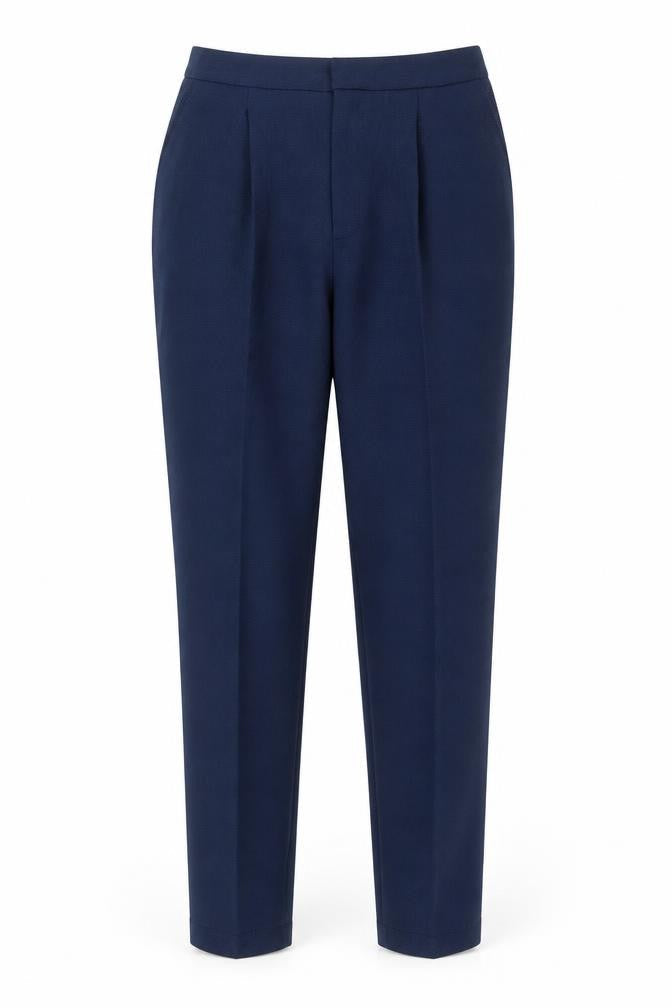 TOVA Womens Blue Geometric  Trousers  Size 10 L28 in