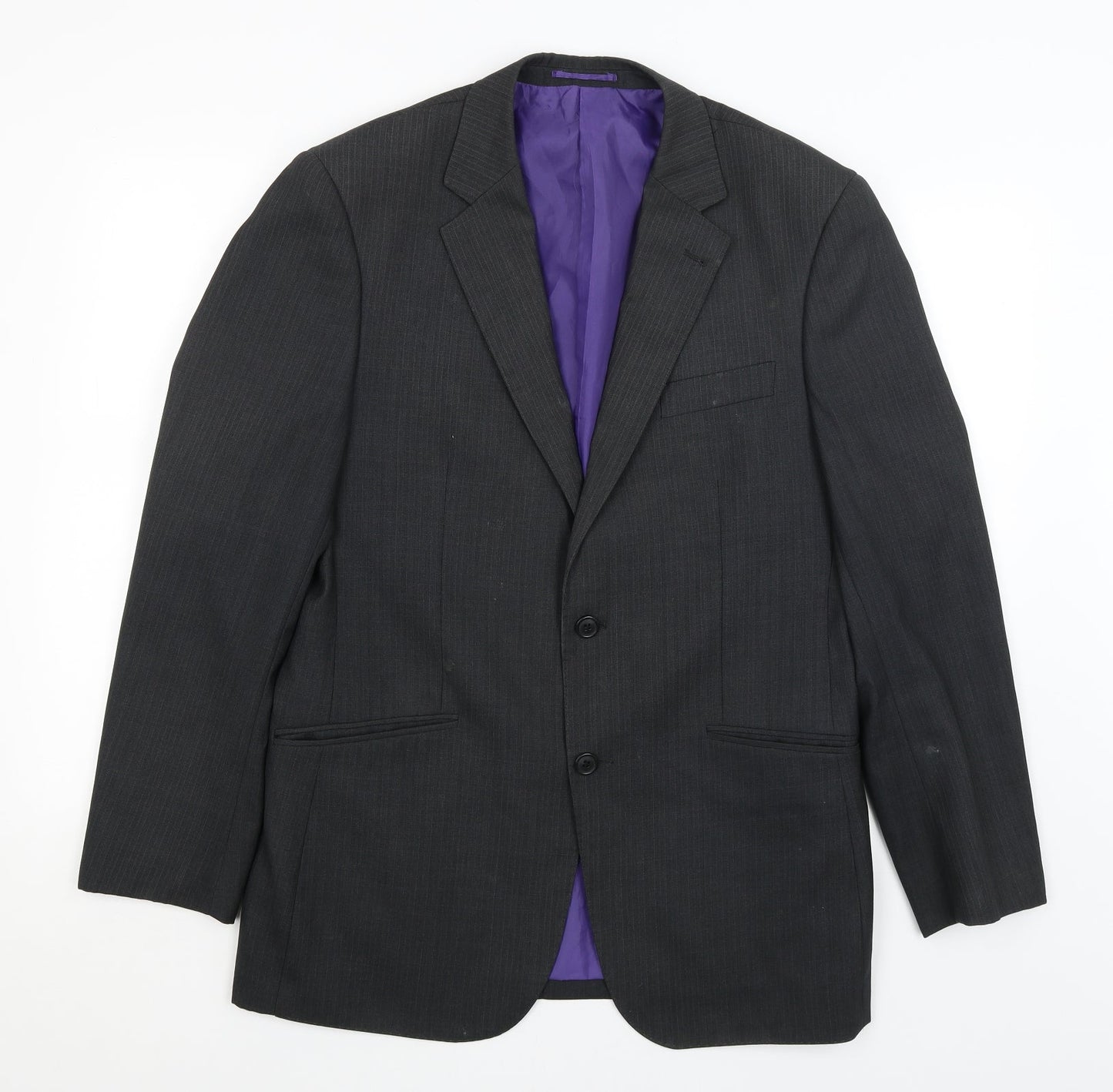 Milan Collection Mens Black   Jacket Blazer Size L