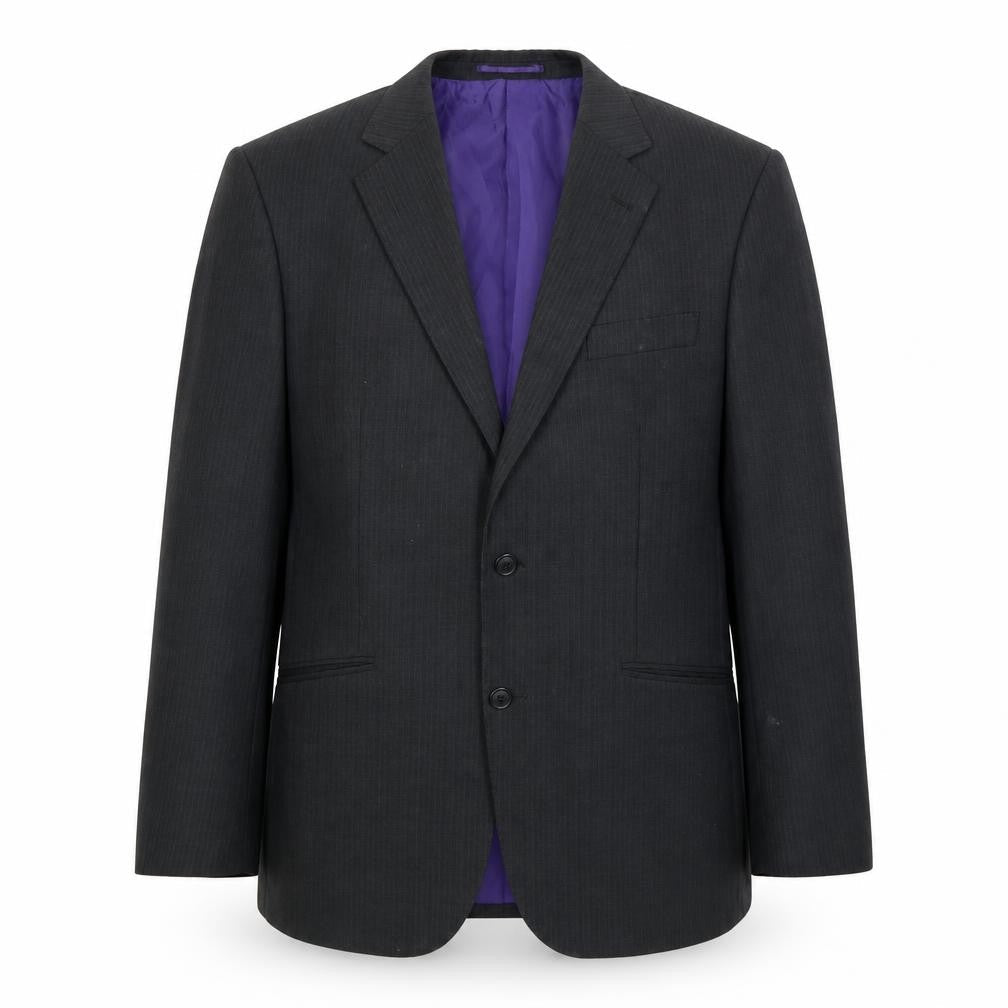 Milan Collection Mens Black   Jacket Blazer Size L
