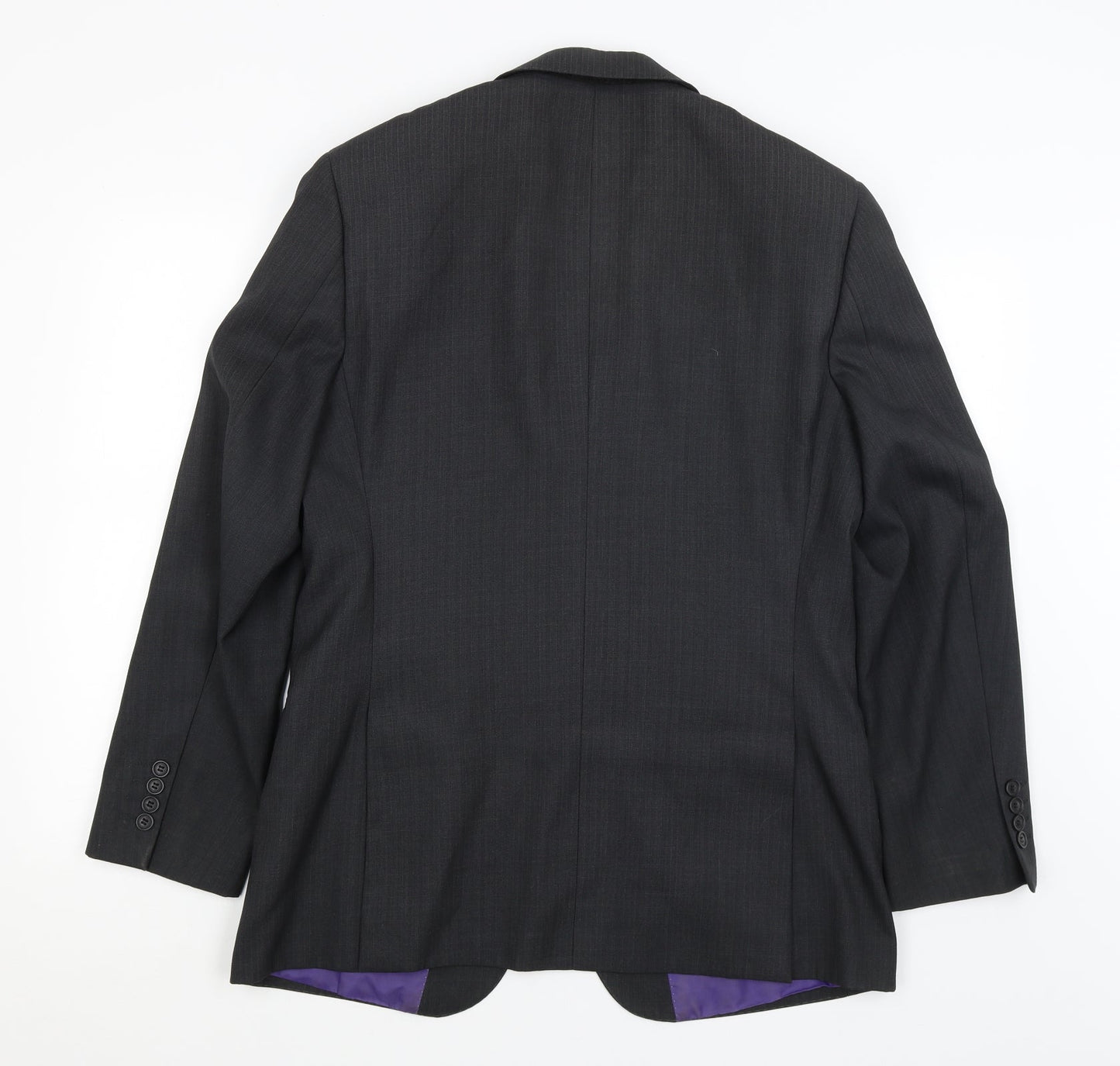 Milan Collection Mens Black   Jacket Blazer Size L