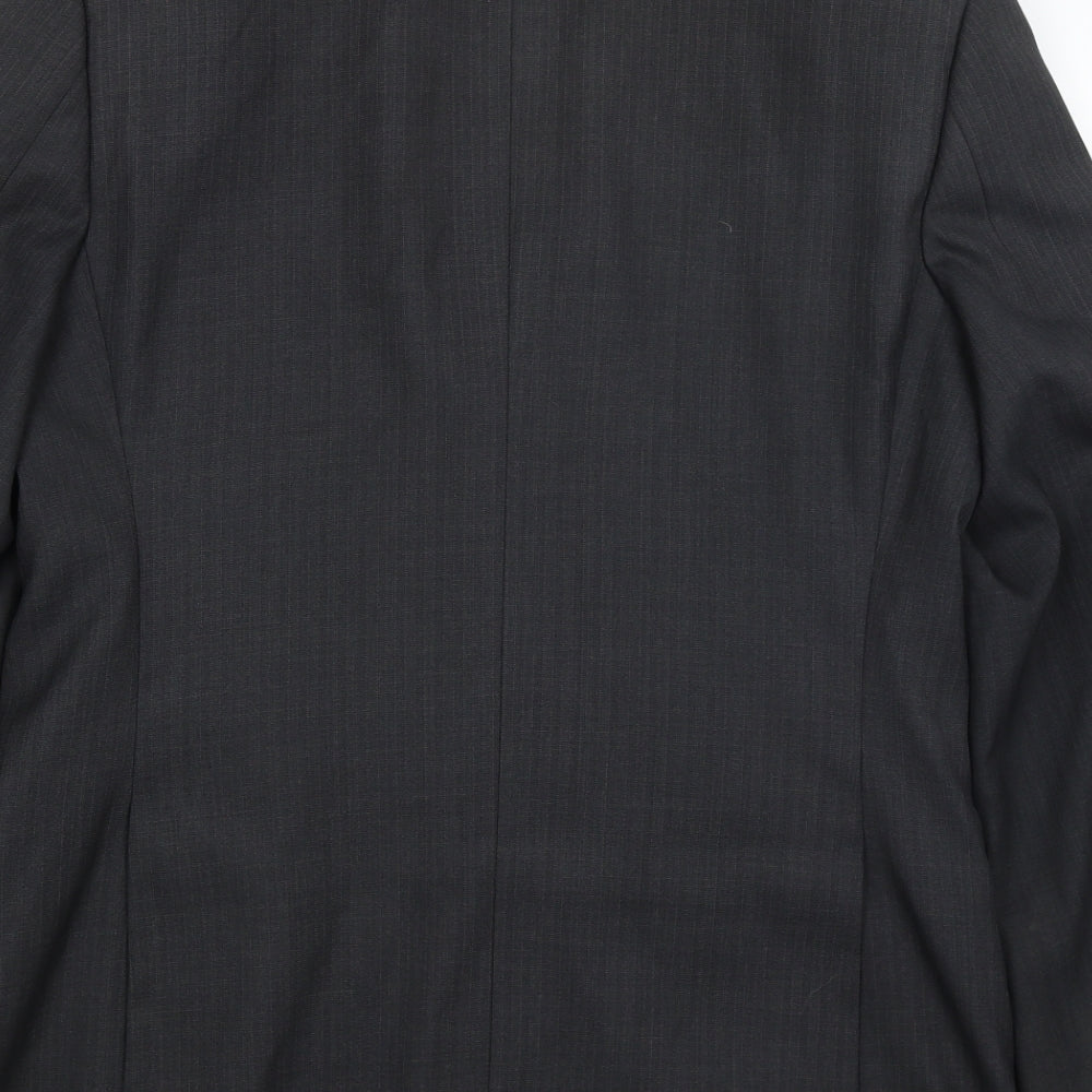 Milan Collection Mens Black   Jacket Blazer Size L