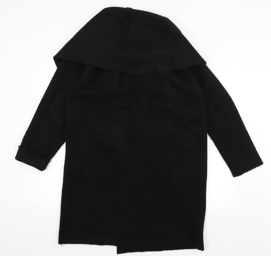 Preworn Womens Black   Overcoat Coat Size M