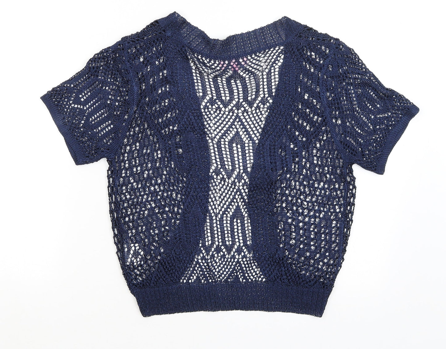 Sarah Hamilton Womens Blue   Cardigan Jumper Size M