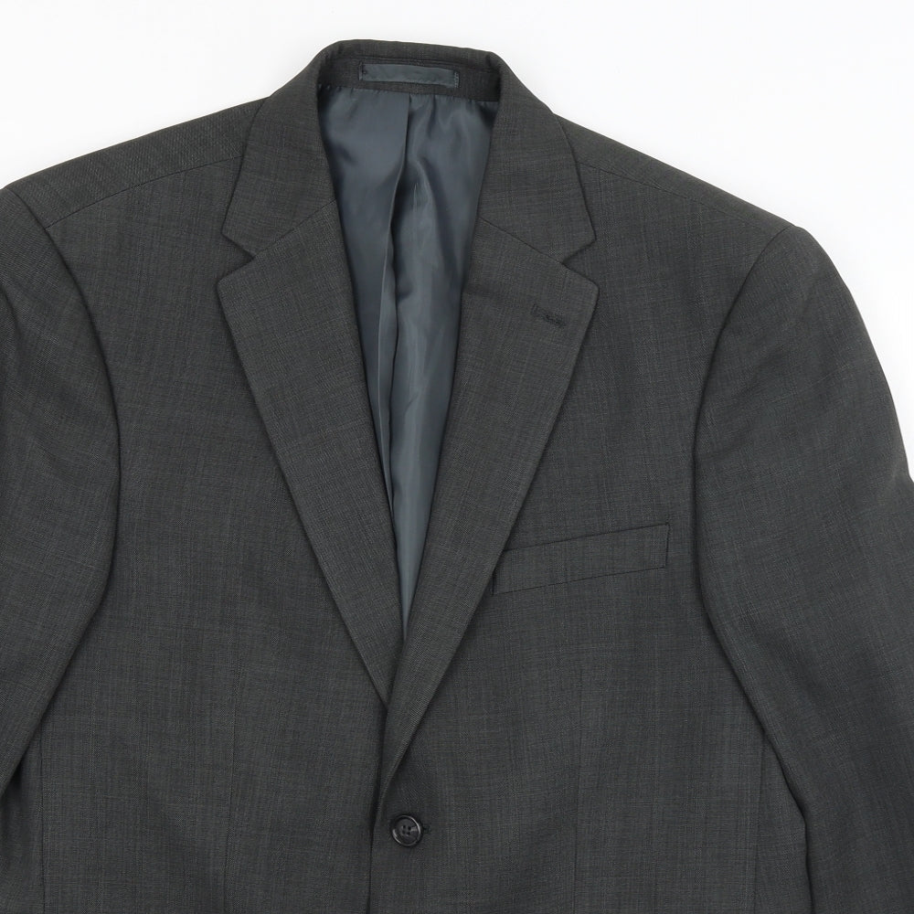 Greenwoods Mens Grey   Jacket Blazer Size L