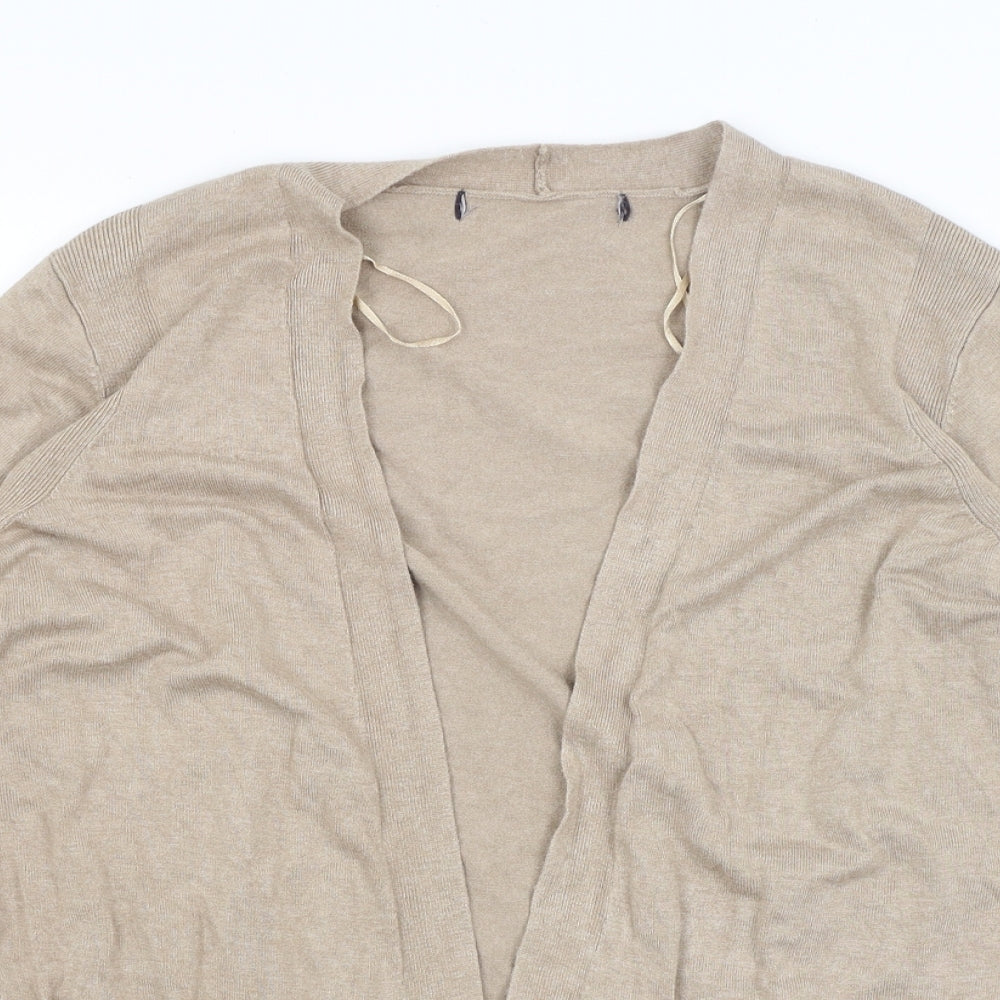 M&S Womens Brown   Cardigan Jumper Size M