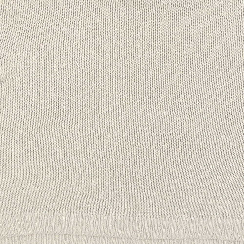 Basic Womens Beige   Pullover Jumper Size M