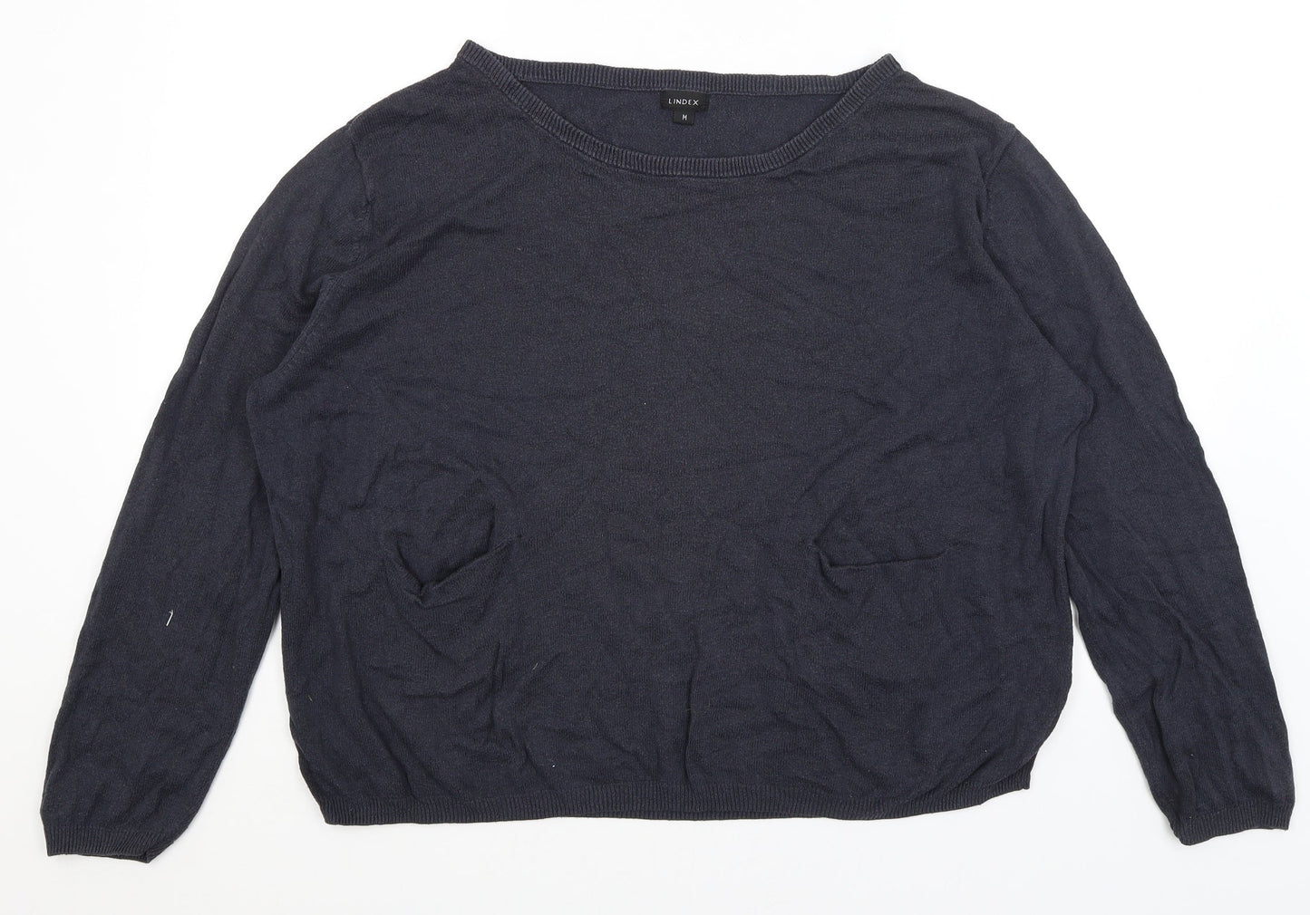 Lindex Mens Blue   Pullover Jumper Size M