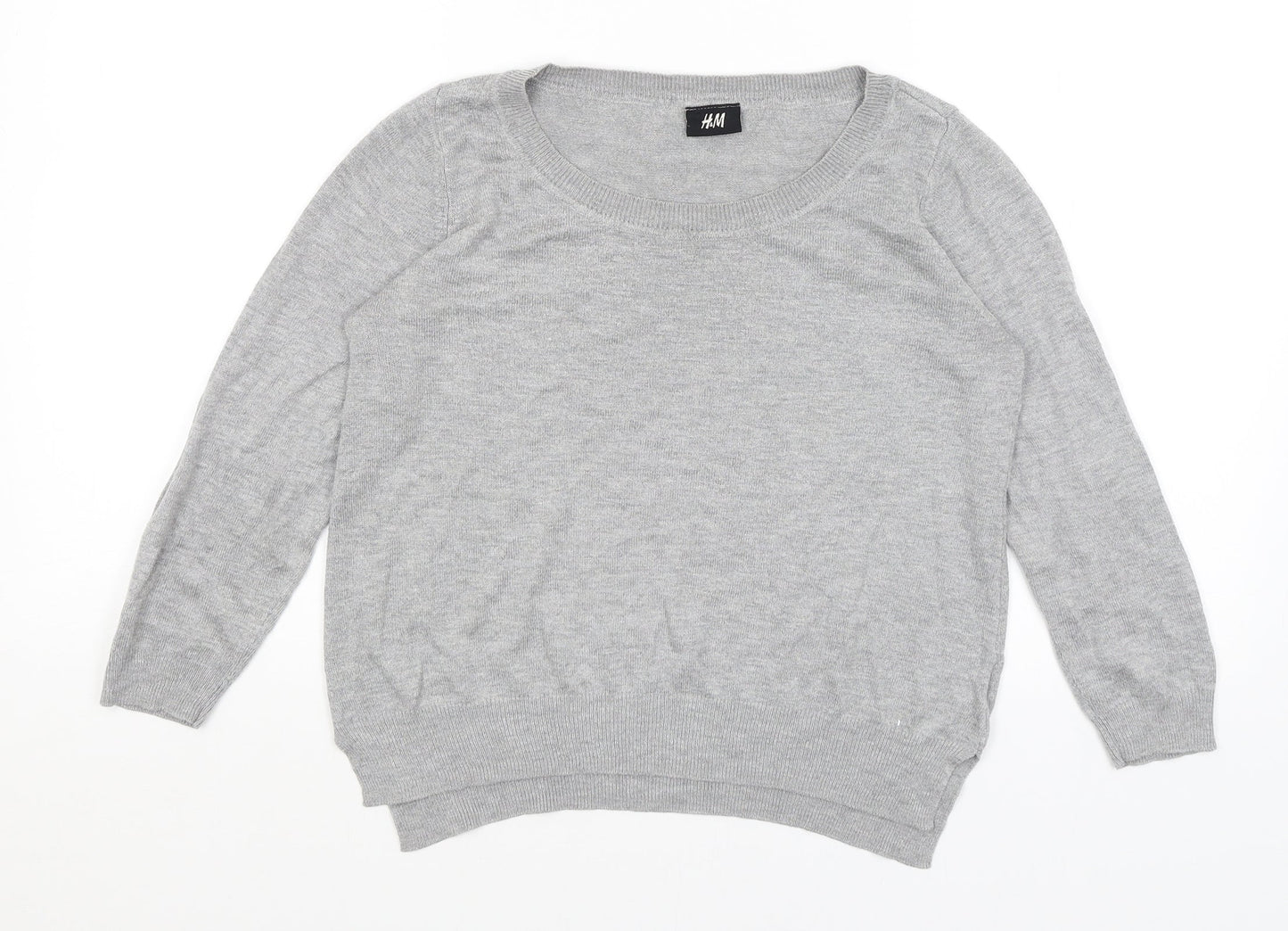 H&M Womens Grey   Pullover Jumper Size S
