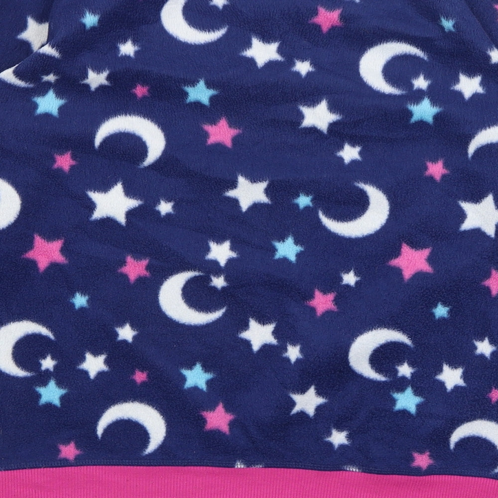 Adore Womens Blue Solid  Top Pyjama Top Size 8  - Stars & Moons