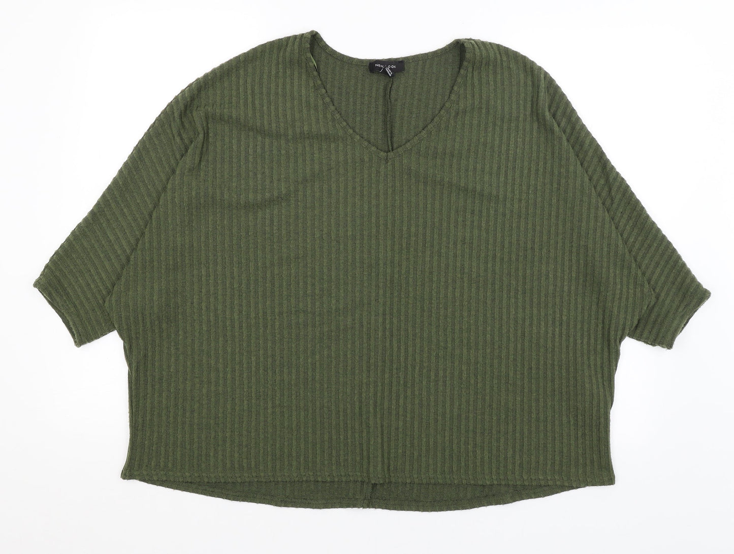 New Look Womens Green   Pullover Jumper Size M