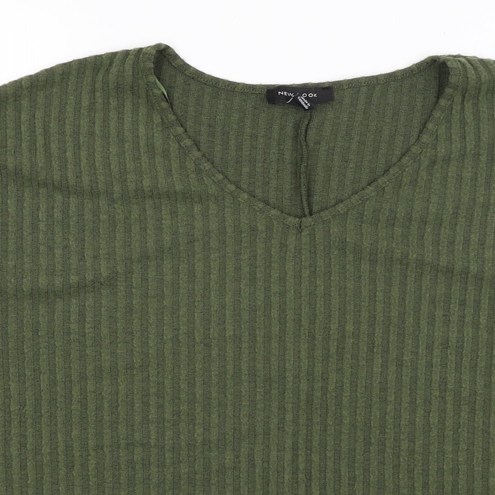 New Look Womens Green   Pullover Jumper Size M