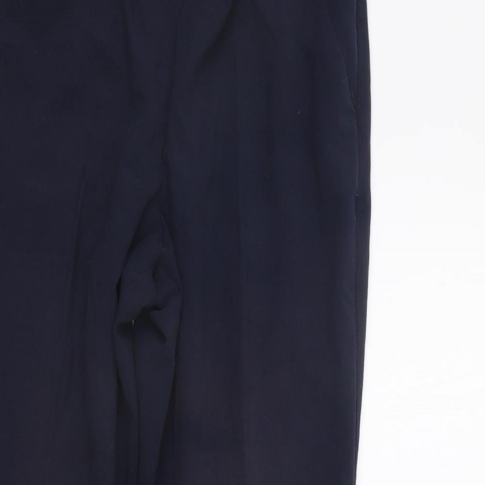 Marks and Spencer Womens Blue   Trousers  Size 10 L26 in