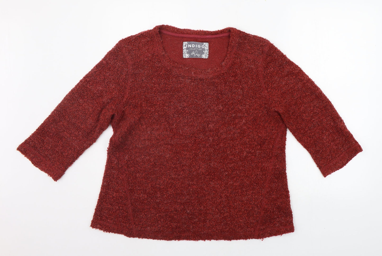 Marks and Spencer Womens Red   Pullover Jumper Size 14