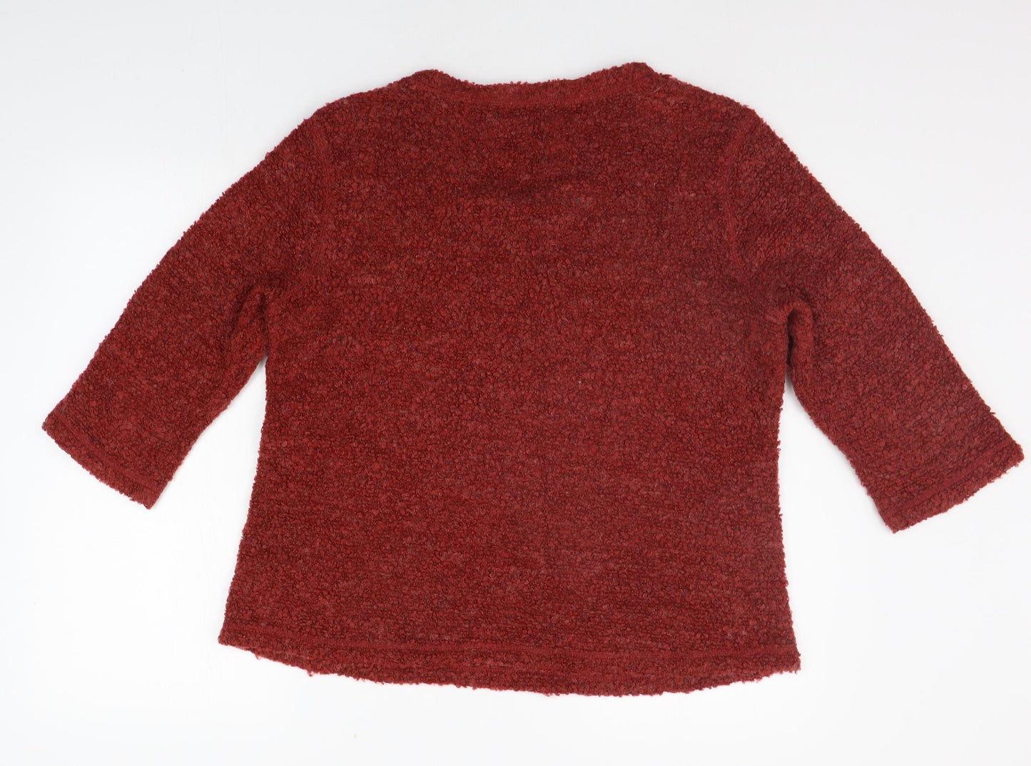 Marks and Spencer Womens Red   Pullover Jumper Size 14