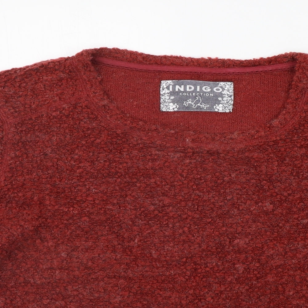 Marks and Spencer Womens Red   Pullover Jumper Size 14