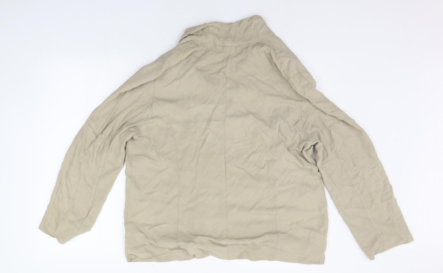 Peacocks Womens Beige   Cardigan Jumper Size 18