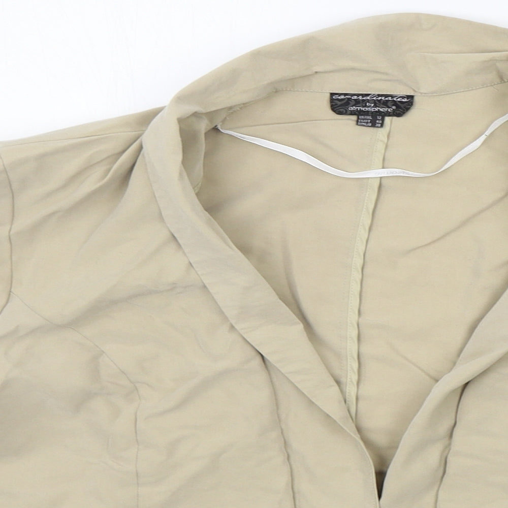 Atmosphere Womens Beige   Cardigan Jumper Size 12