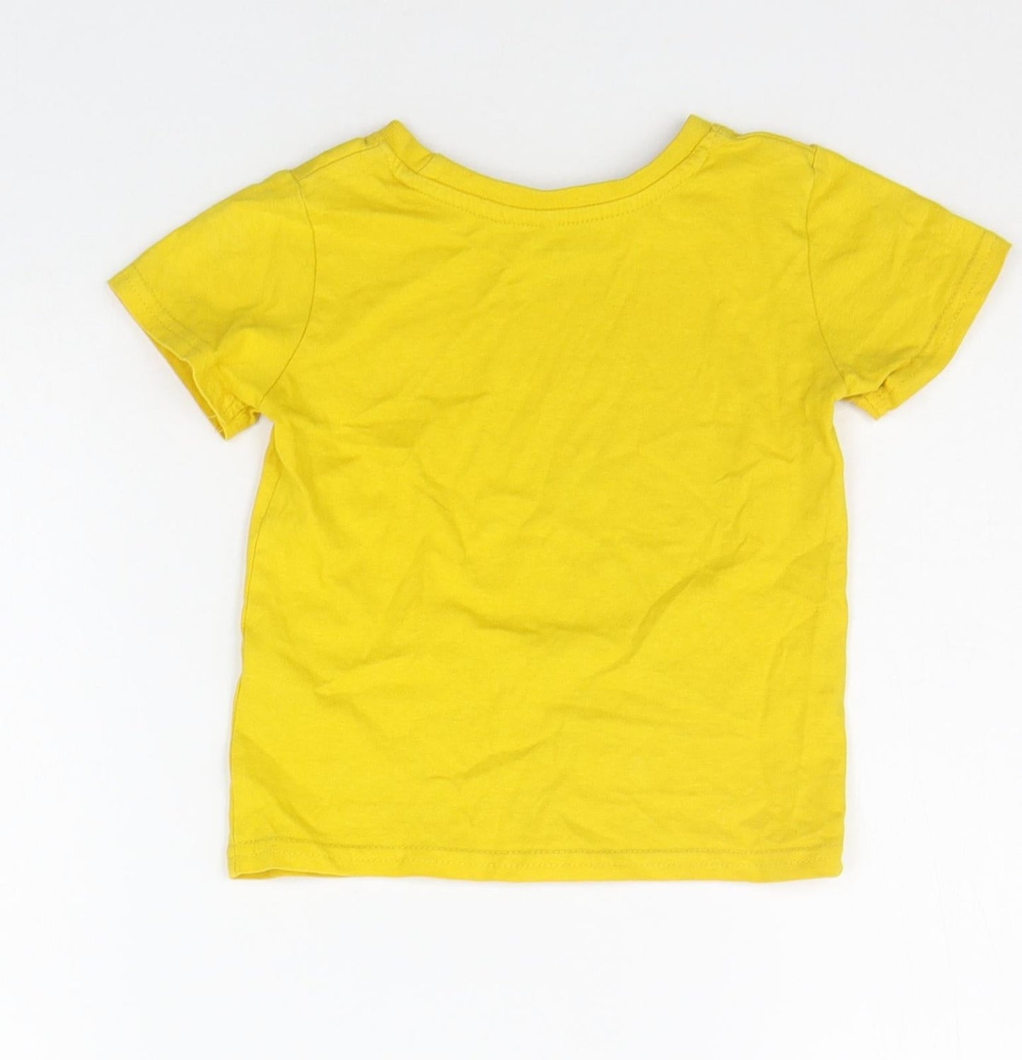 Primark Baby Yellow   Basic T-Shirt Size 18-24 Months