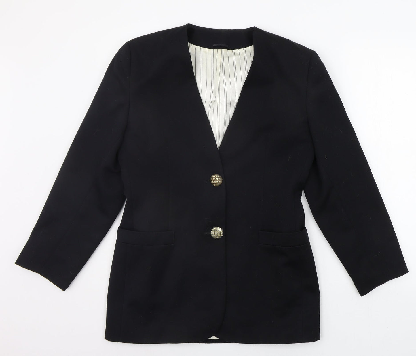 Hamells Womens Black   Jacket Suit Jacket Size 10