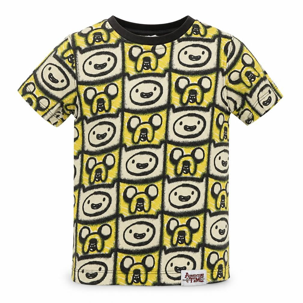 George Boys Yellow Geometric  Basic T-Shirt Size 5-6 Years