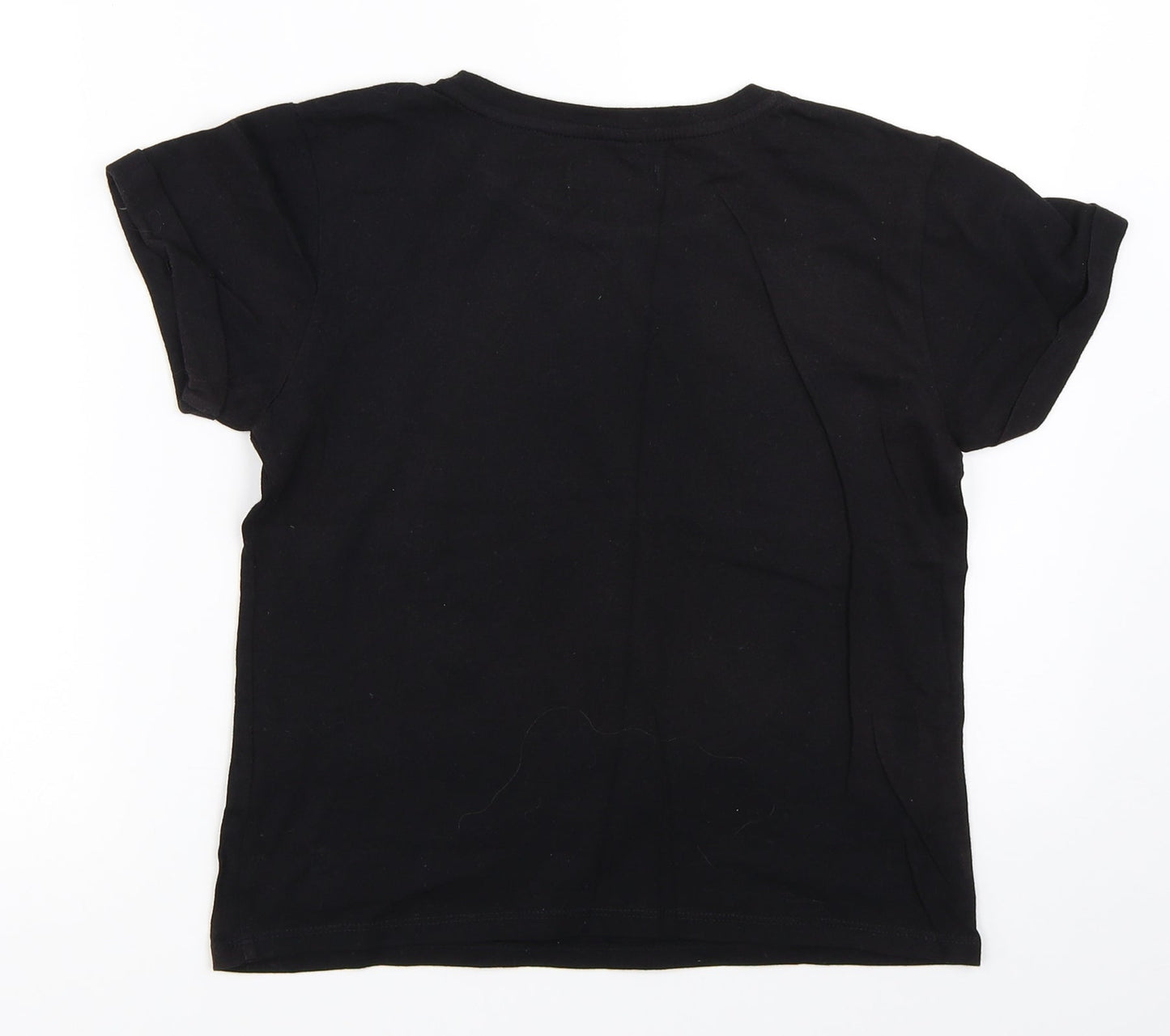 New Look Girls Black   Basic T-Shirt Size M