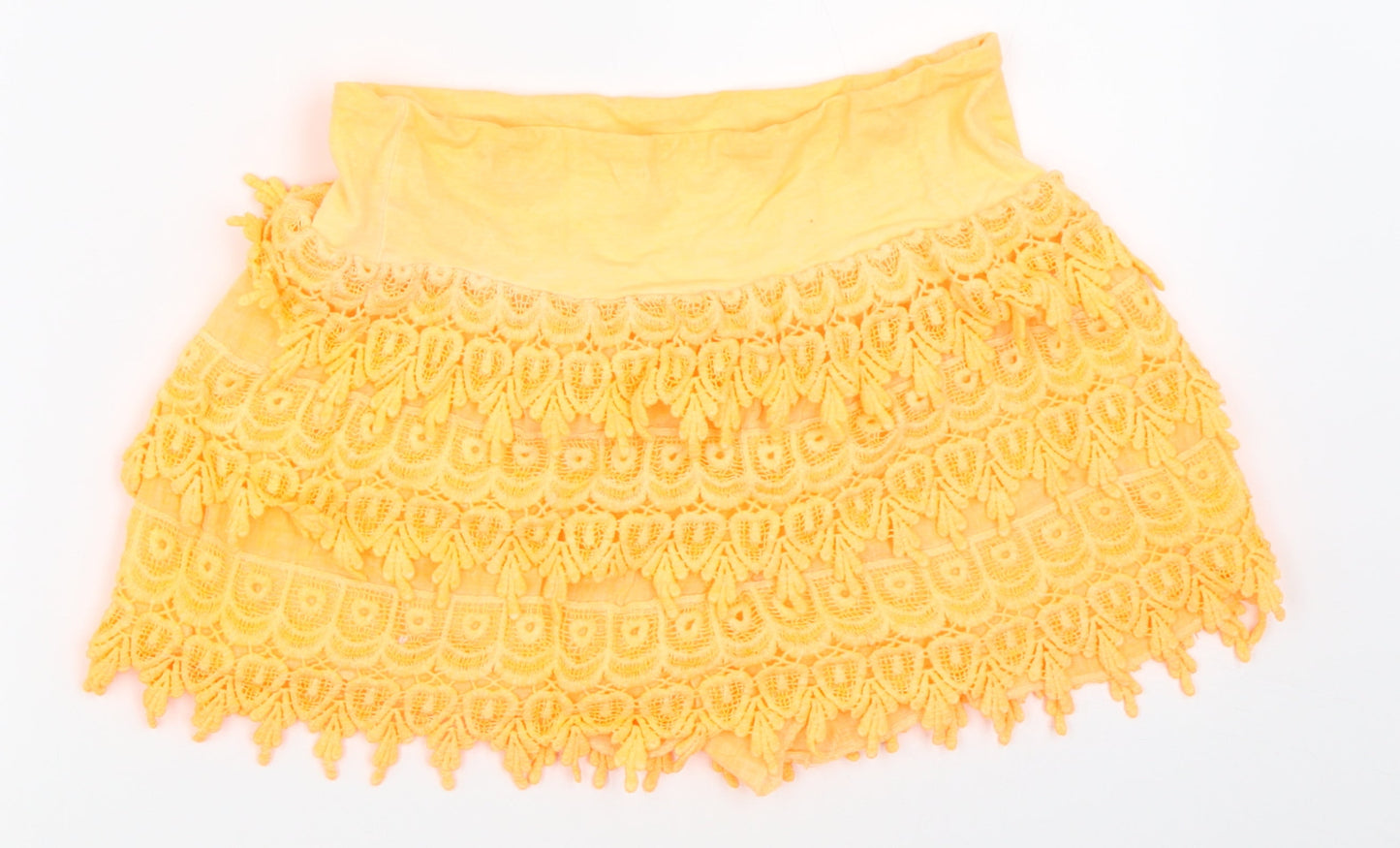 Preworn Womens Orange   Hot Pants Shorts Size 24 in