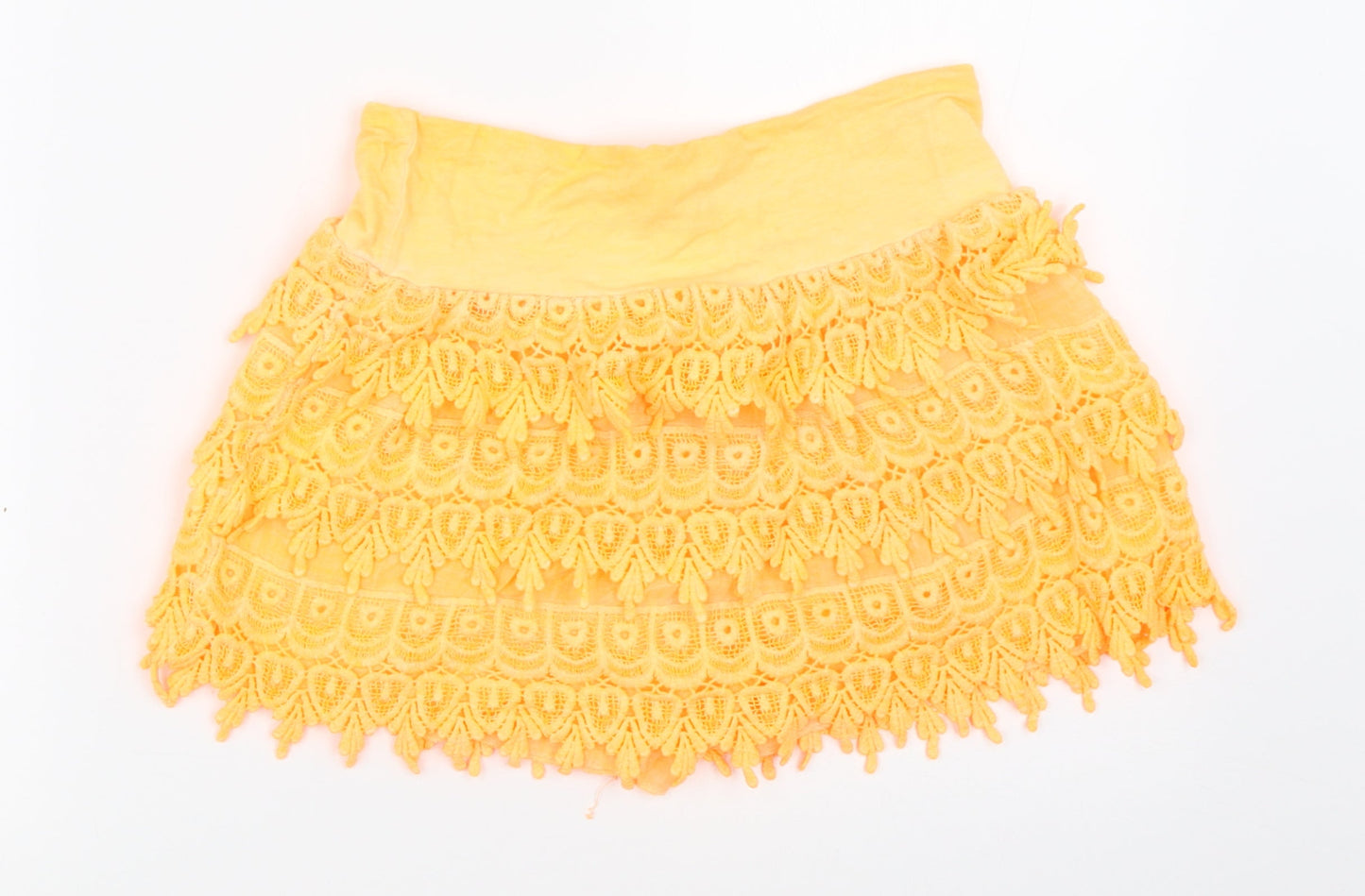 Preworn Womens Orange   Hot Pants Shorts Size 24 in